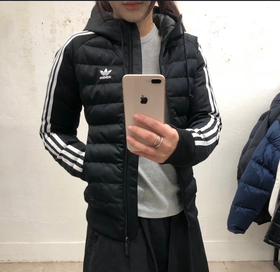 아디다스 딱붙핏 경량 패딩 상품이미지1