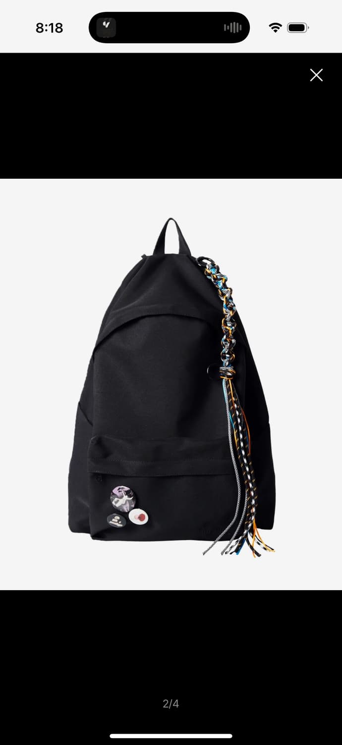 트위스트 체인 스트랩 커넥티드 데이백_BK 상품이미지3