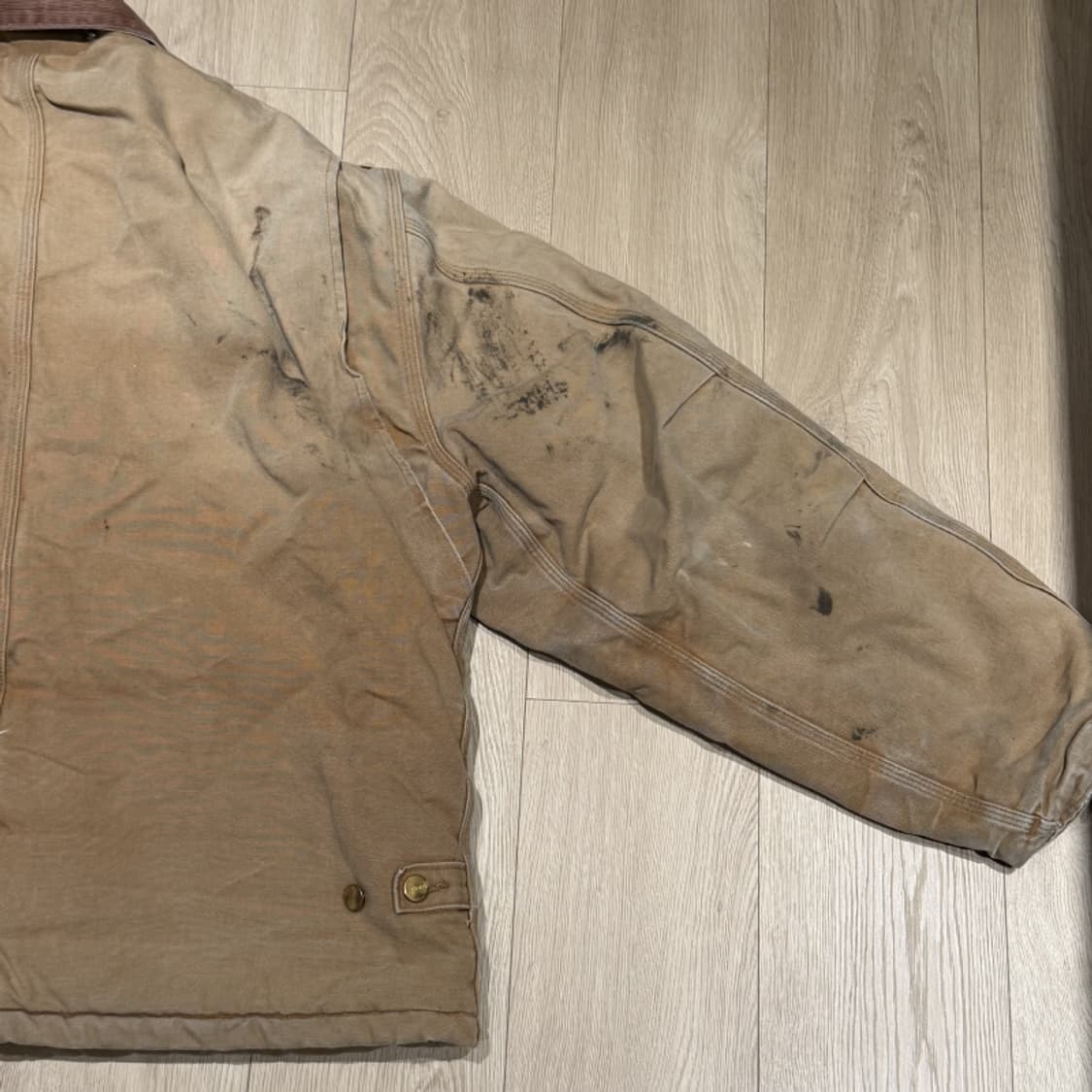 칼하트 아크틱 자켓 J02 워크 자켓 덕 캔버스 쉘 퀼팅 라이닝 상품이미지9