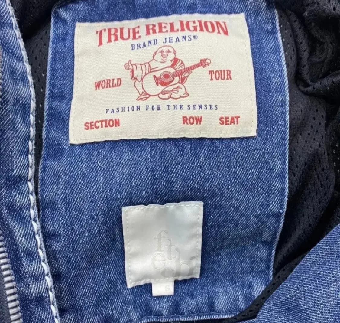 트루릴리전 x 페치 데님 파카 인디고 S 20.0 상품이미지2