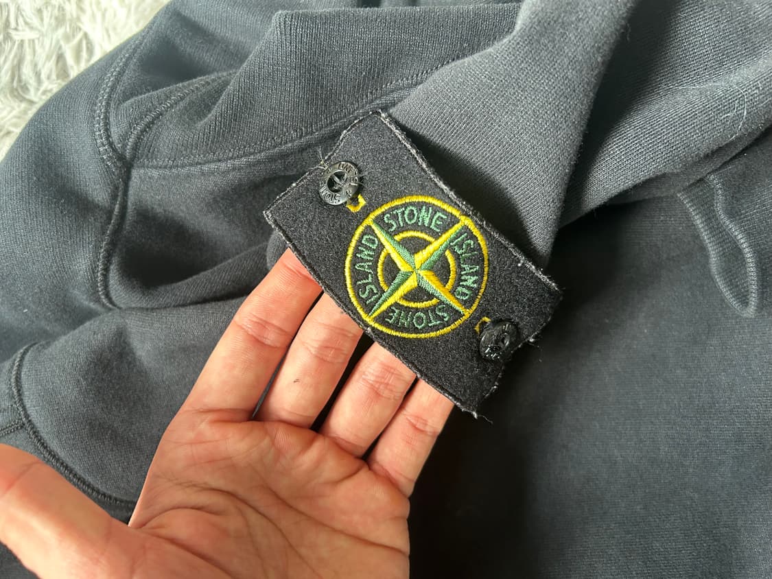 스톤아일랜드 맨투맨 블랙 기모 XL 상품이미지6