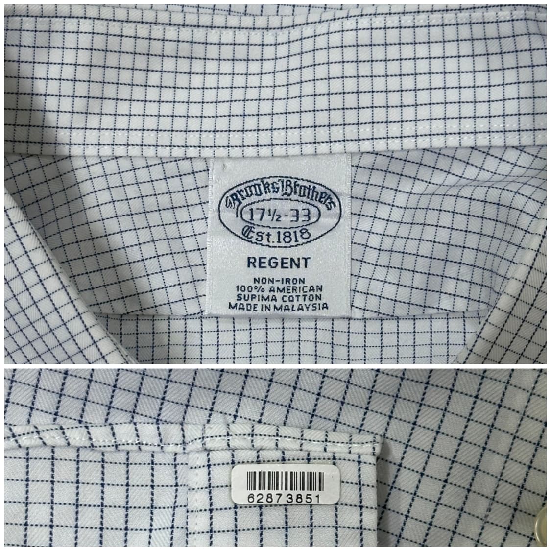 [새상품] 브룩스브라더스 화이트셔츠/110-115/화이트 상품이미지5