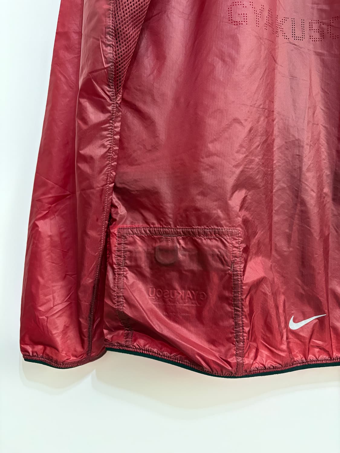 나이키 갸쿠소우 언더커버 / 패커블 러닝 자켓 버건디 / S 상품이미지6
