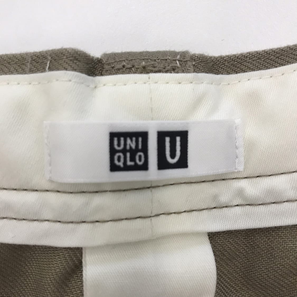 유니클로U 와이드핏 치노팬츠 [35-36인치] 상품이미지4