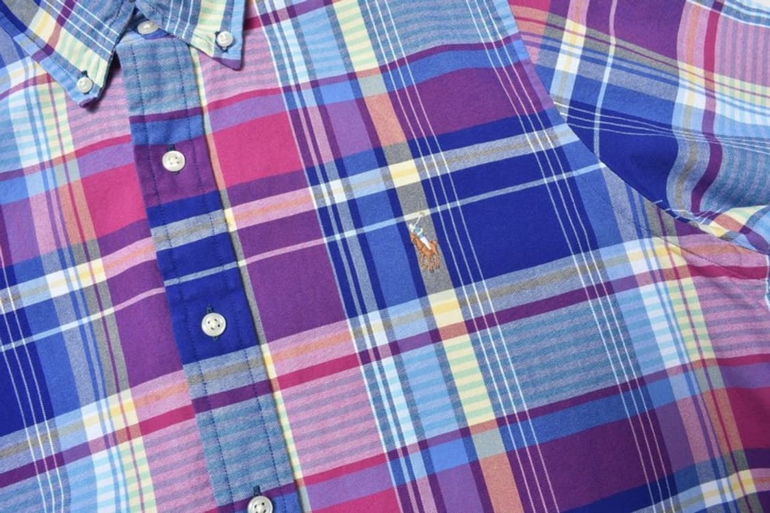 폴로 랄프로렌 큐알 체크 셔츠 남방 M 상품이미지9