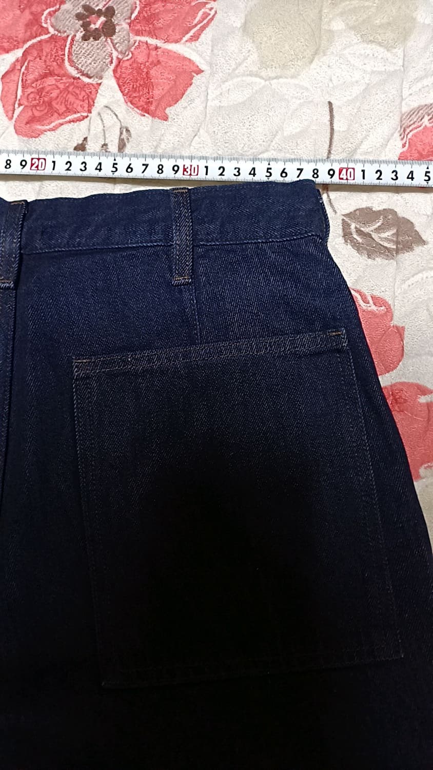 유니클로 와이드 테이퍼드진 29인치 기장100 상품이미지8