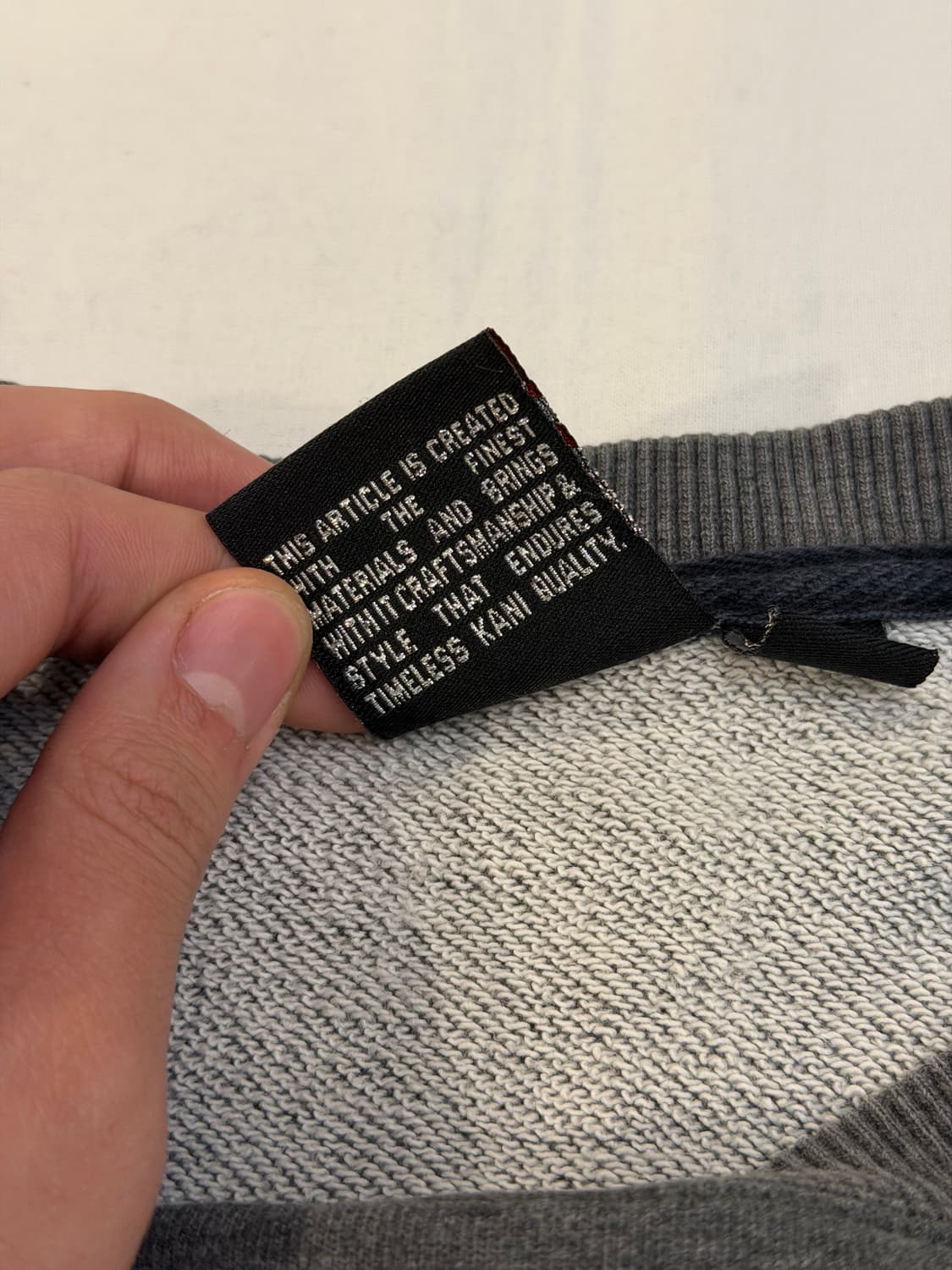 90s 칼카니 빈티지 힙합 맨투맨 스웻셔츠 그레이 상품이미지6