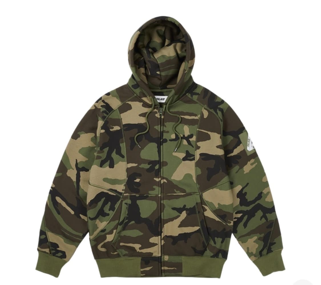 [M] 팔라스 본디드 쉐르파 집 후드 카모 상품이미지1