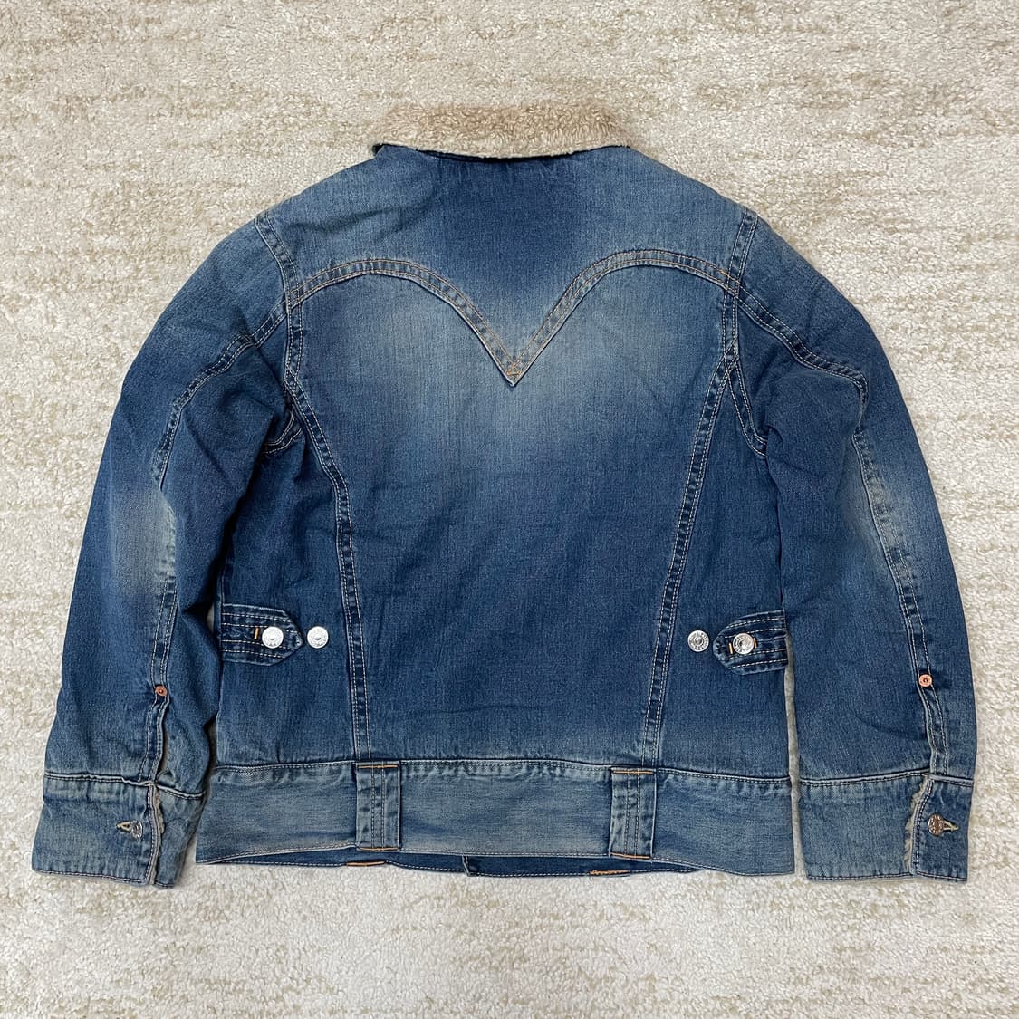 (XL) 00s리바이스 Levi’s 타입 1 쉐르파 셰르파 데님 자켓 상품이미지4