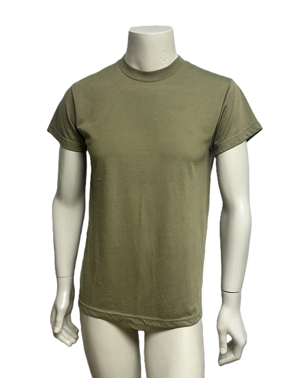 미군 카키색 라운드 반팔 티셔츠 (M) (14) (만원샵) 상품이미지1