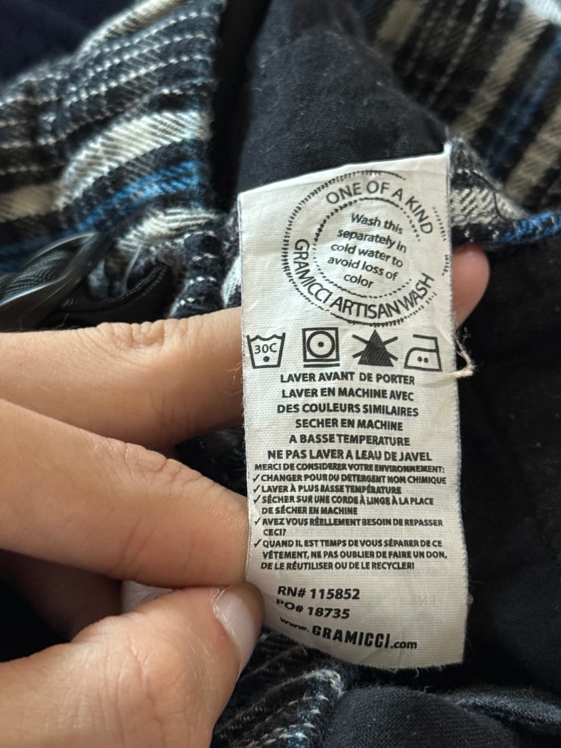 Gramicci Blue Check pattern Half pants 상품이미지8