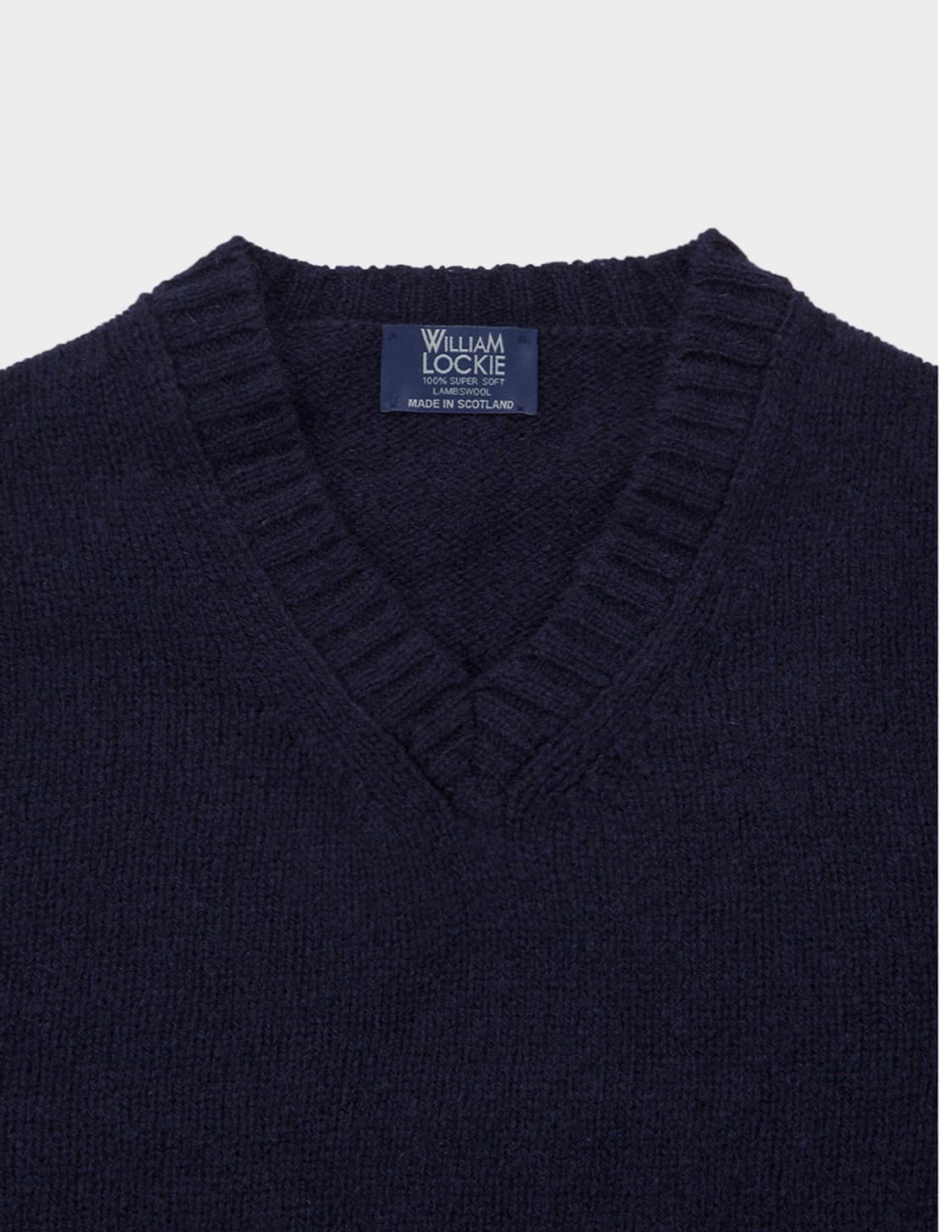 [42] 윌리엄로키 브이넥 니트 네이비 상품이미지2