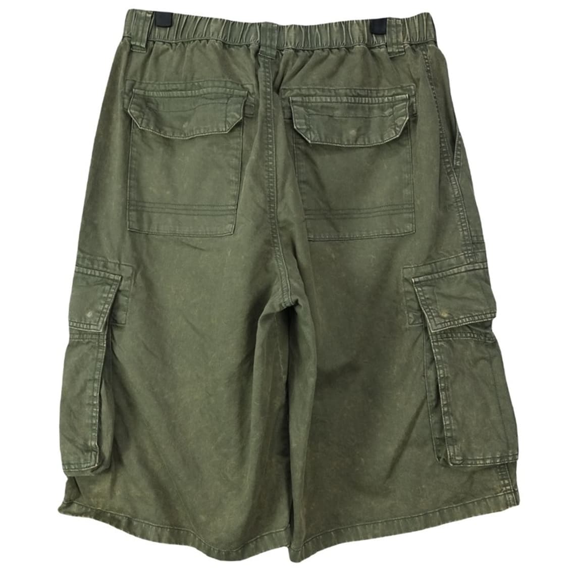 [버커루] 빈티지 가공 카고 버뮤다 팬츠 와이드 반바지 M20216 상품이미지3