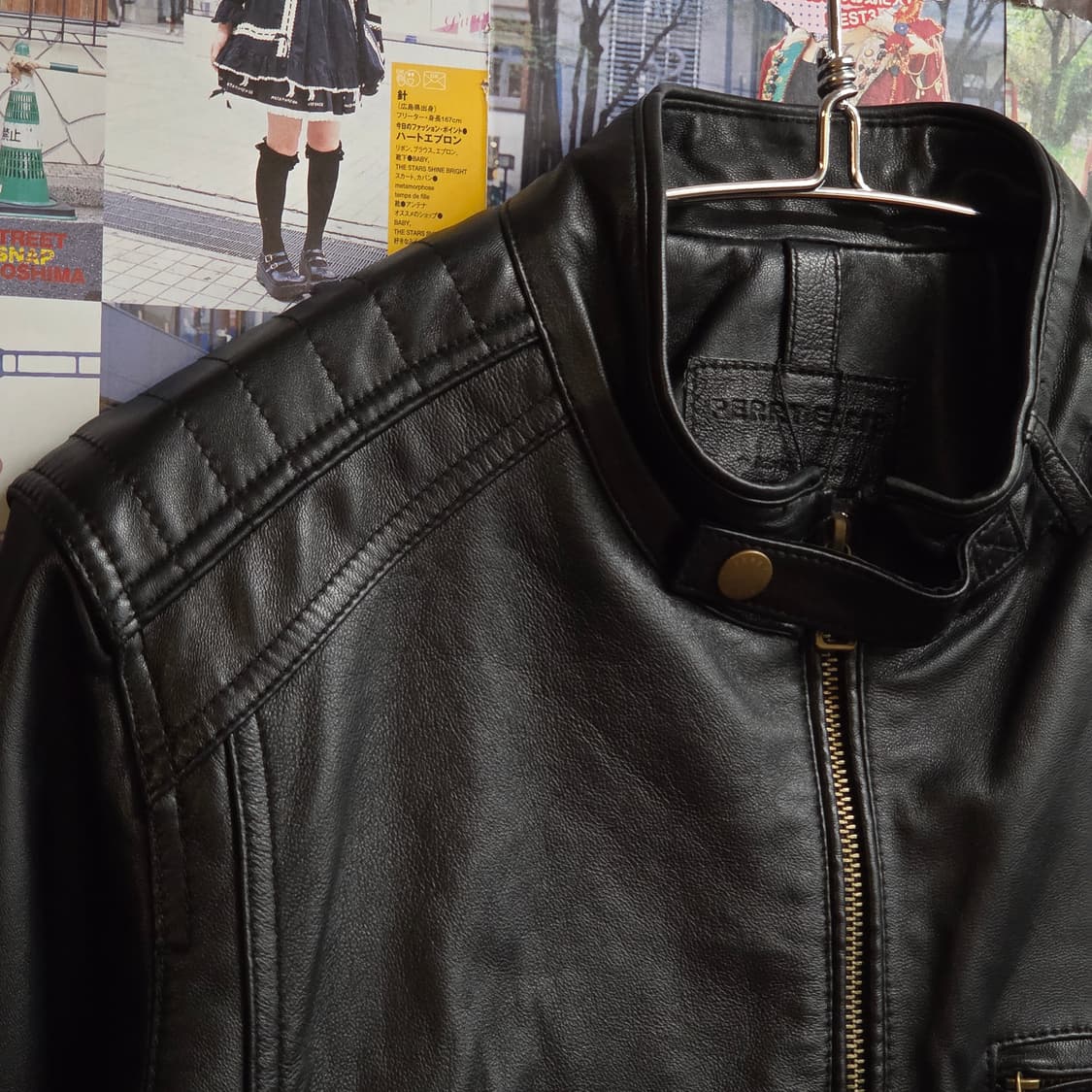 빈티지 바이커 무드 양가죽 자켓 상품이미지3