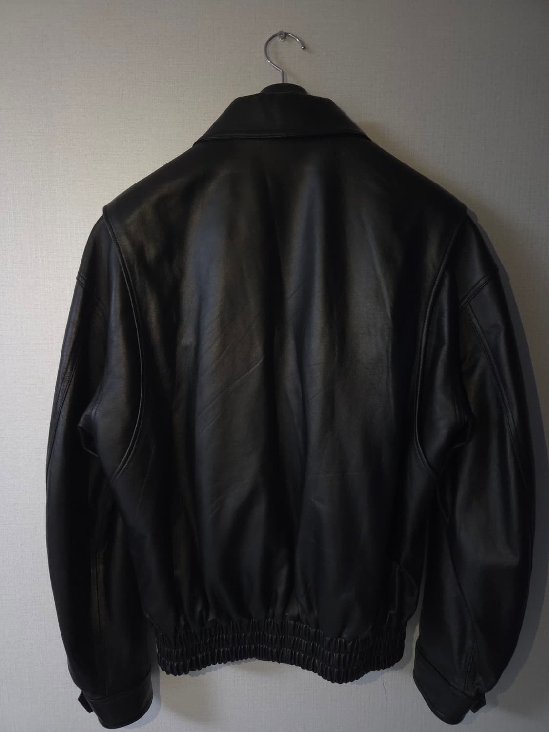 토니웩 양가죽 레더 오버사이즈 블루종 자켓 XL 25SS 상품이미지7