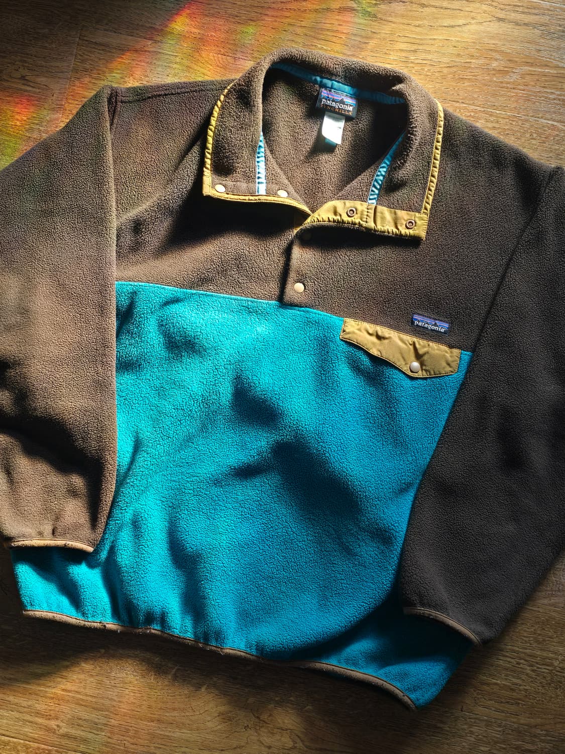 파타고니아 신칠라 스냅티 틸 브라운 L 헤비웨이트 상품이미지3