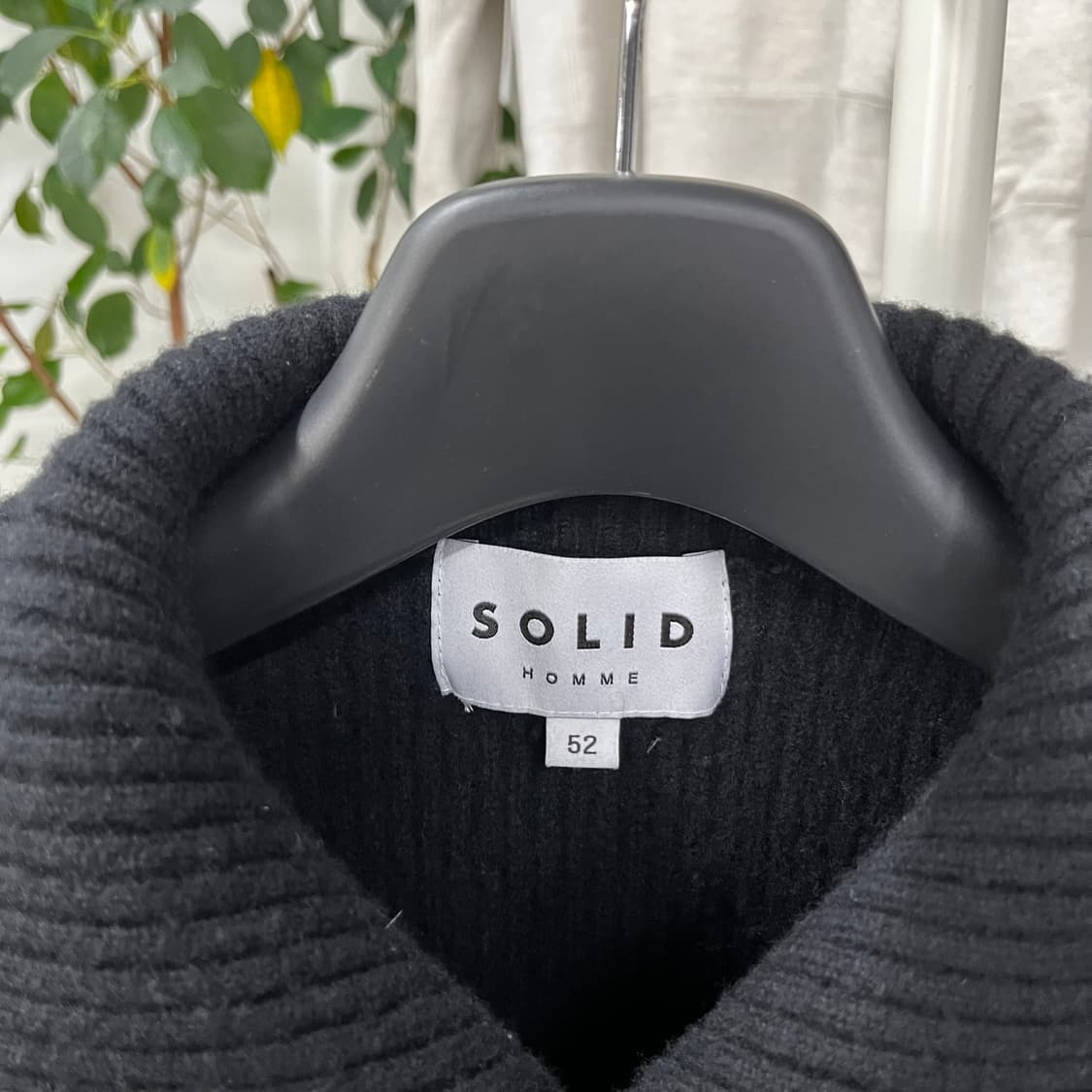 솔리드옴므 하프집업 니트 52 상품이미지3