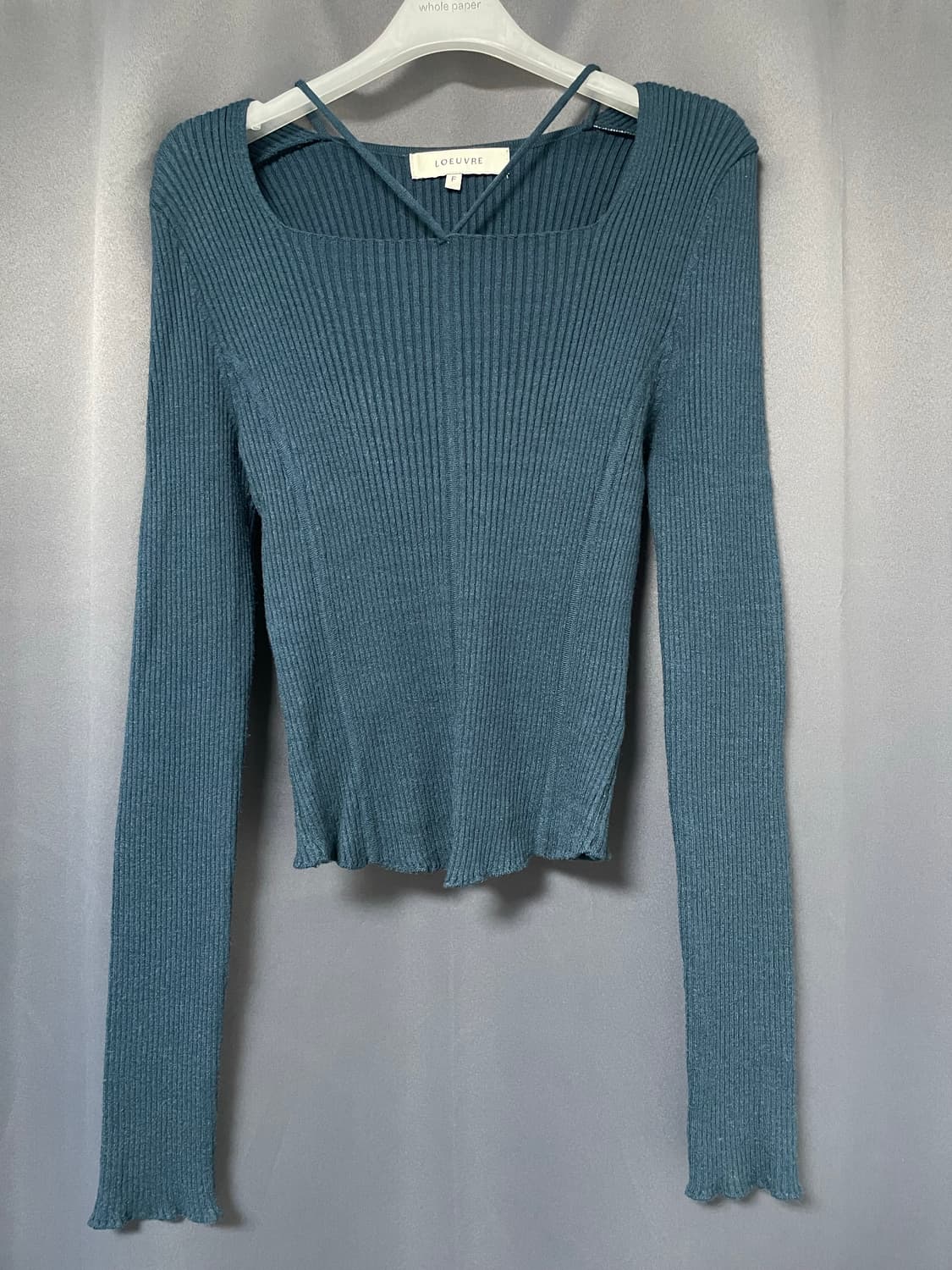 루에브르 V-strap knit pullover 상품이미지4