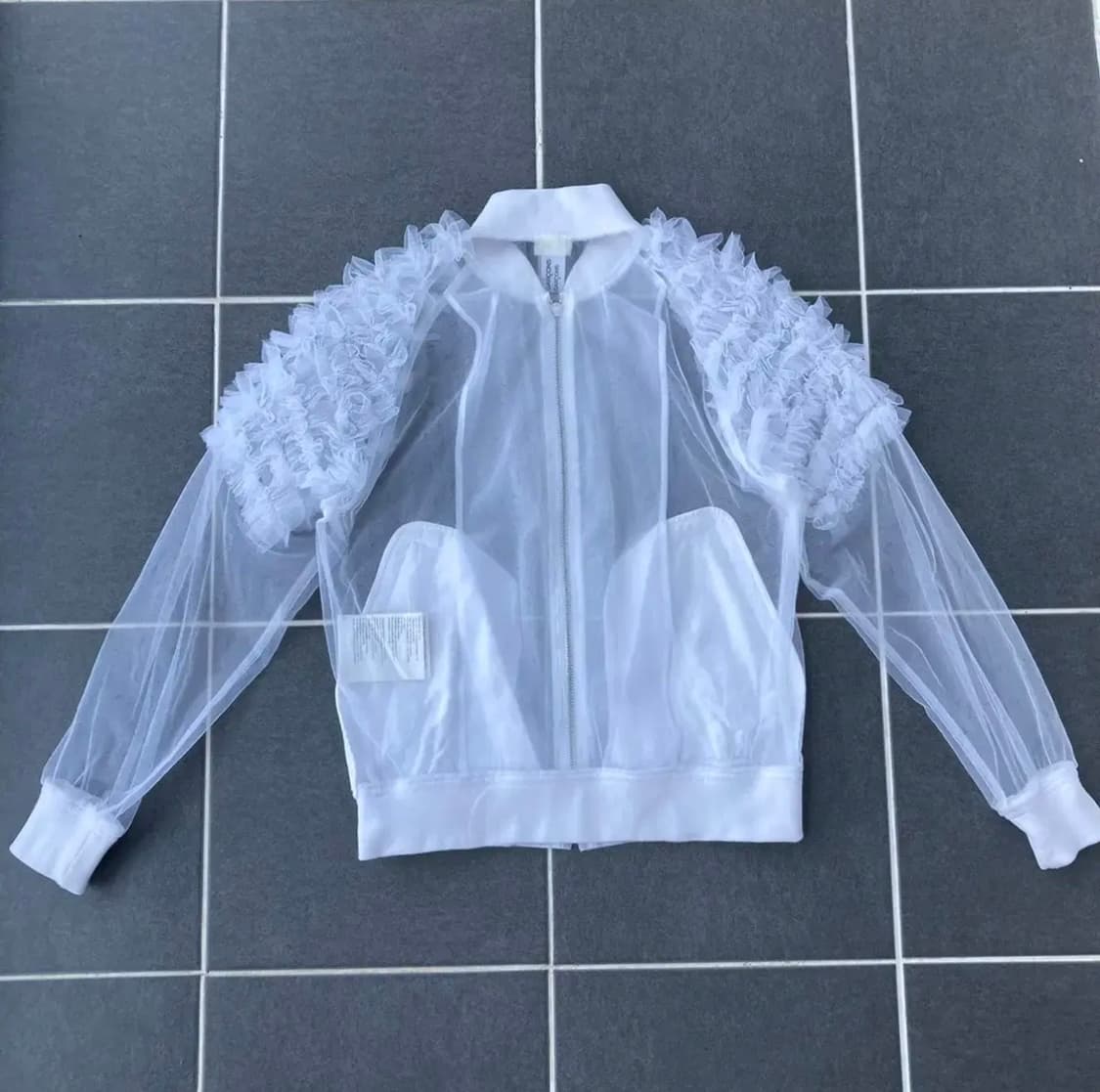 (S)꼼데가르송 시스루 블루종 상품이미지2