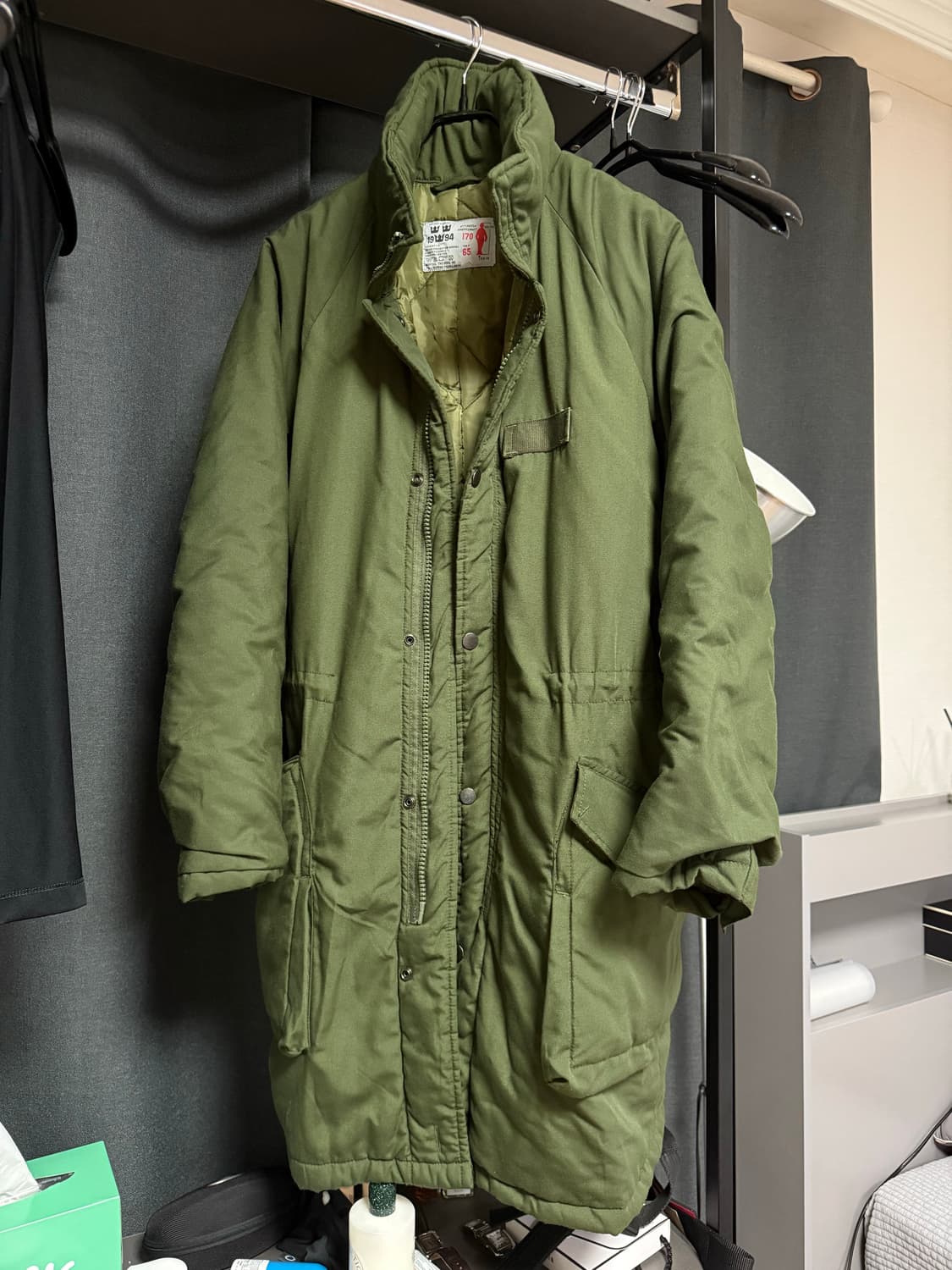 새상품 스웨덴 오리지널 밀리터리 m-90 조인성파카 상품이미지1