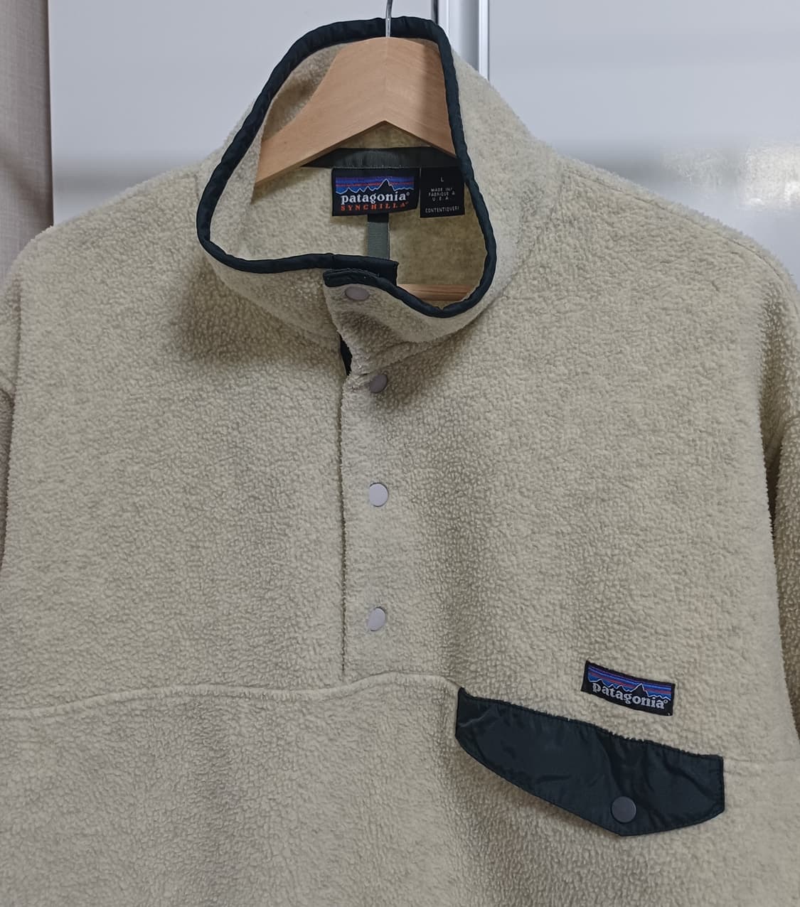 🇺🇸 파타고니아 신칠라 스냅티 - 오트밀 / 올리브 상품이미지2