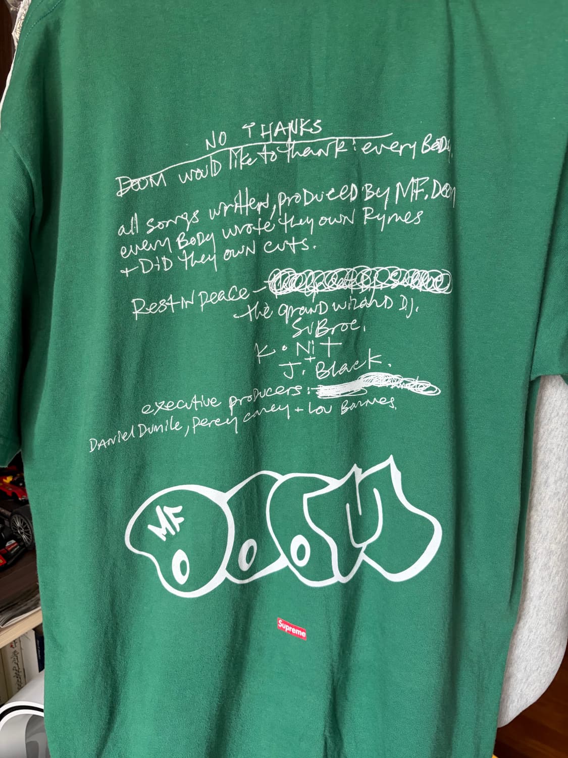 SUPREME X MF DOOM 콜라보 반팔티 상품이미지3