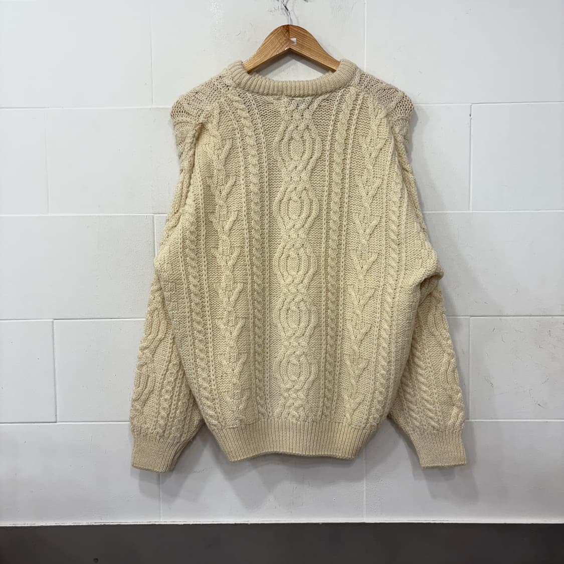 아란크래프트 피셔맨 울 니트 상품이미지1