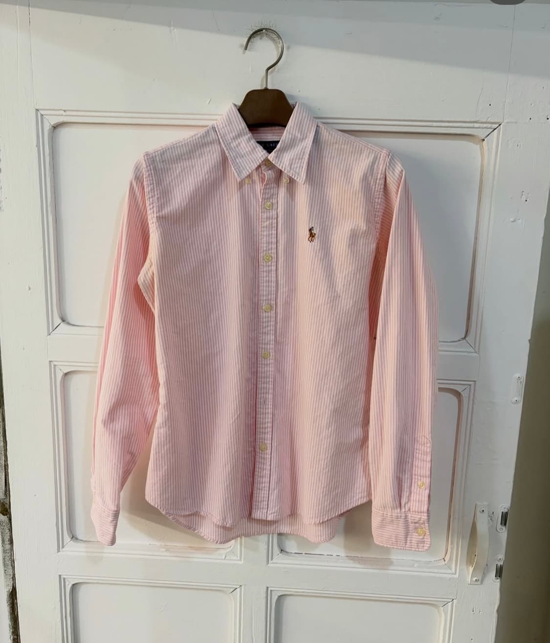 폴로 딱붙핏 딸기우유 셔츠 캔디스트라이프 상품이미지4
