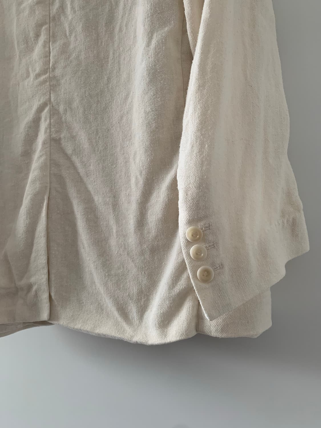 아이보리 린넨 자켓 상품이미지5