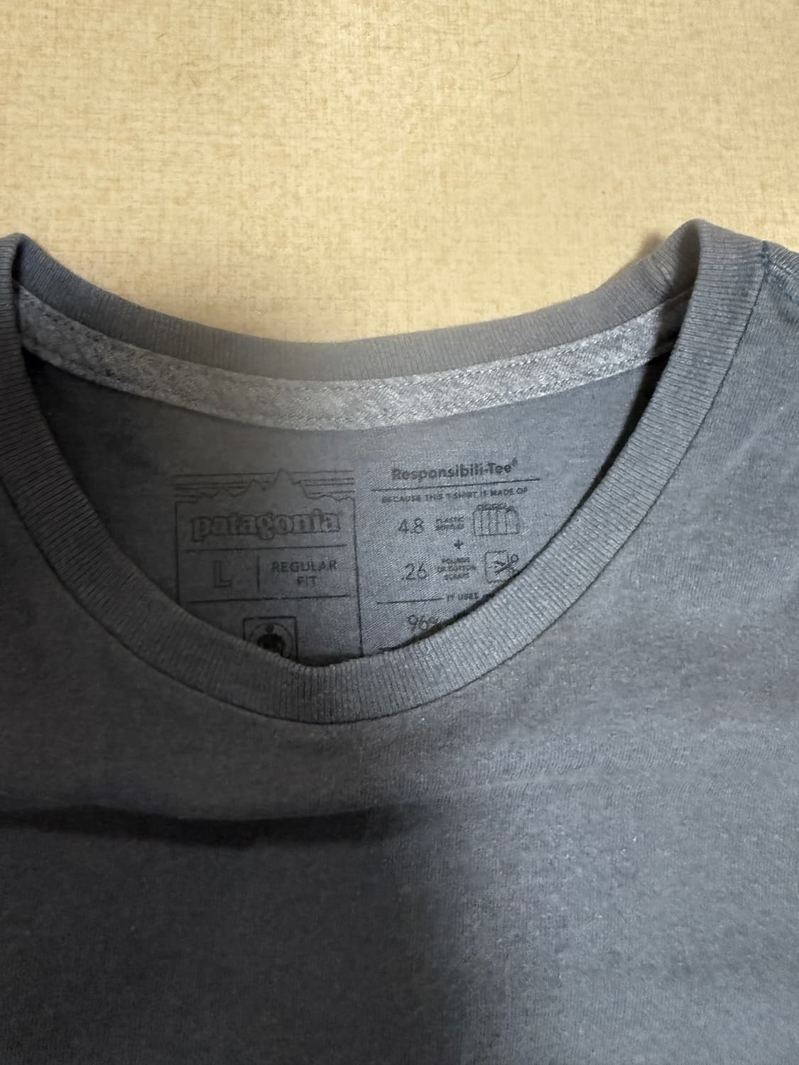 파타고니아 포켓 티셔츠, L, grey 상품이미지3