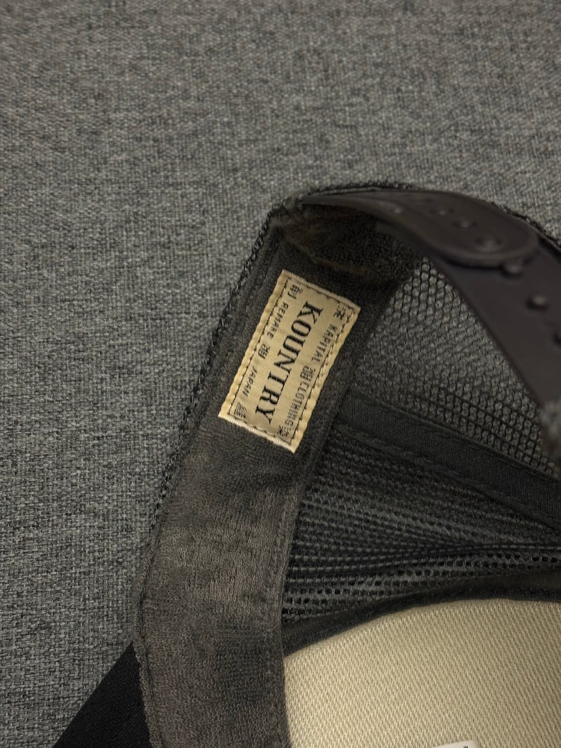 캐피탈 트러커 캡 블랙 상품이미지2