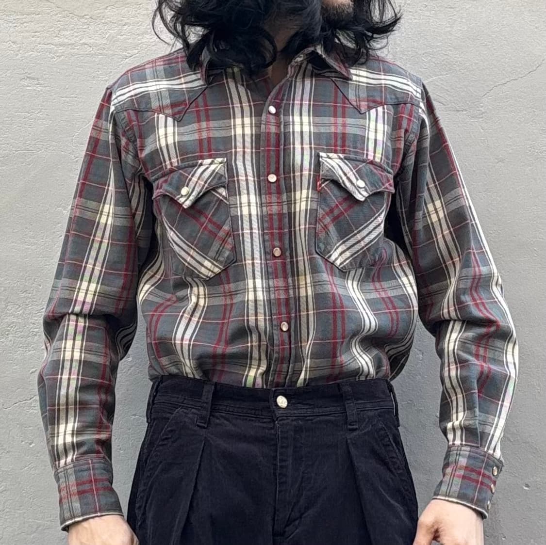 00년대 리바이스 레드탭 헤비코튼 웨스턴 셔츠 상품이미지8