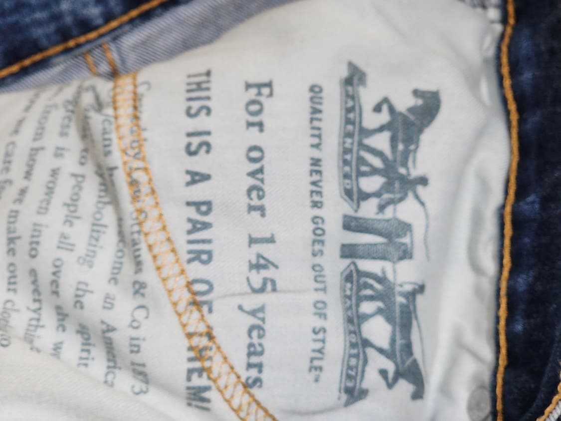 (30) 리바이스 502 청바지 연중청 데님팬츠 스판 145주년판  상품이미지3