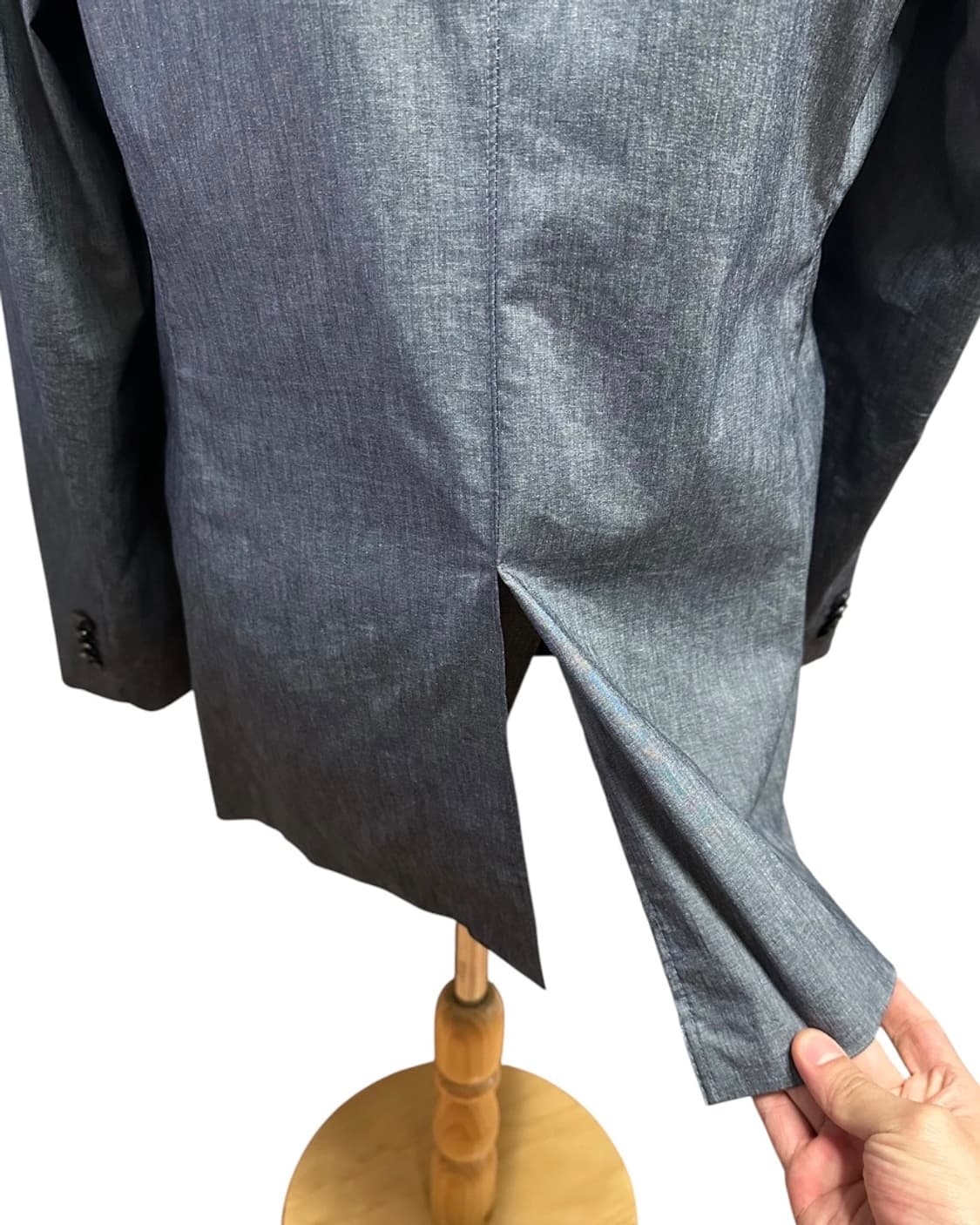 갤럭시 레귤러핏 여름 블레이져 자켓 그레이 XL(105)size 상품이미지6