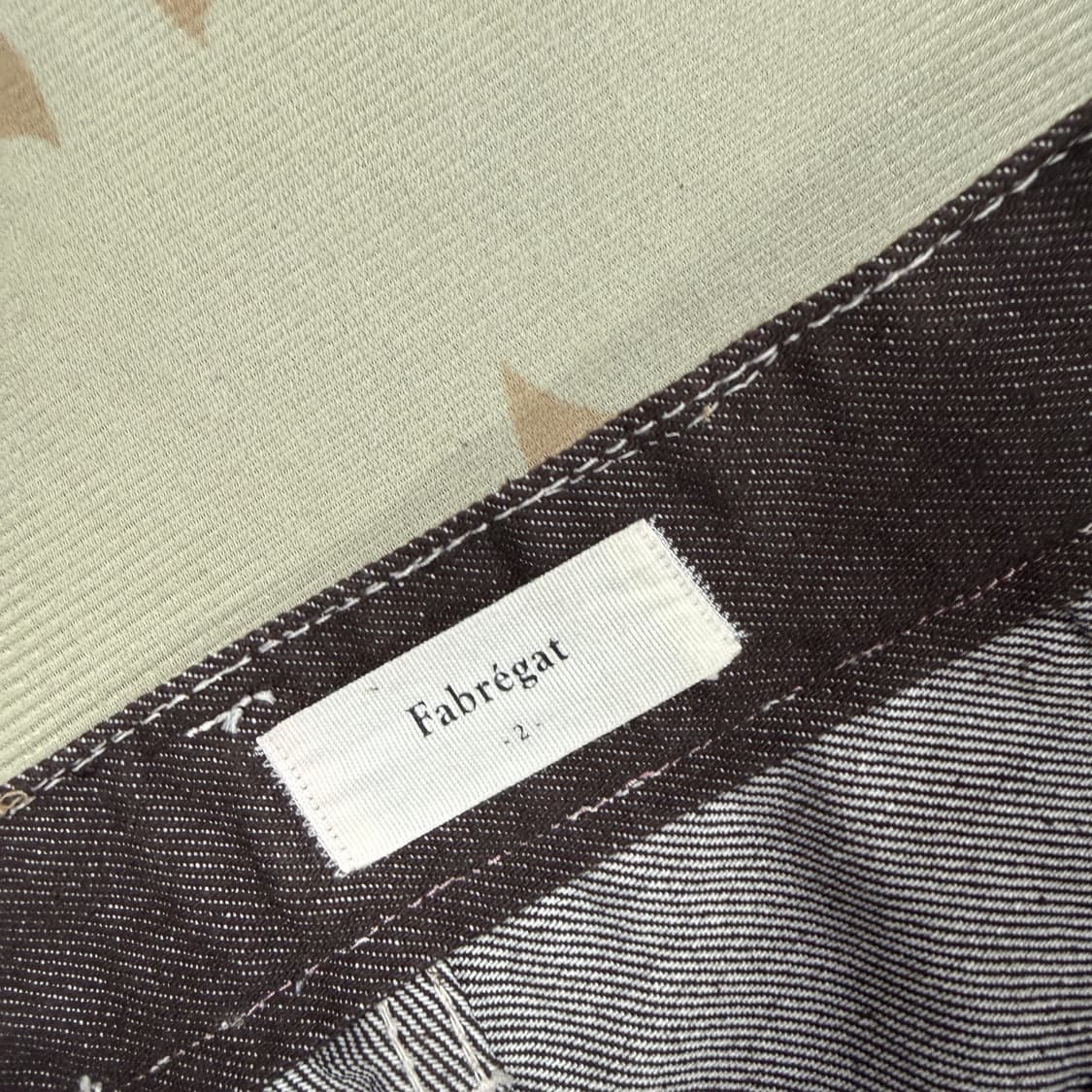 (2)파브레가 Fabregat 브라운 데님 팬츠 상품이미지2