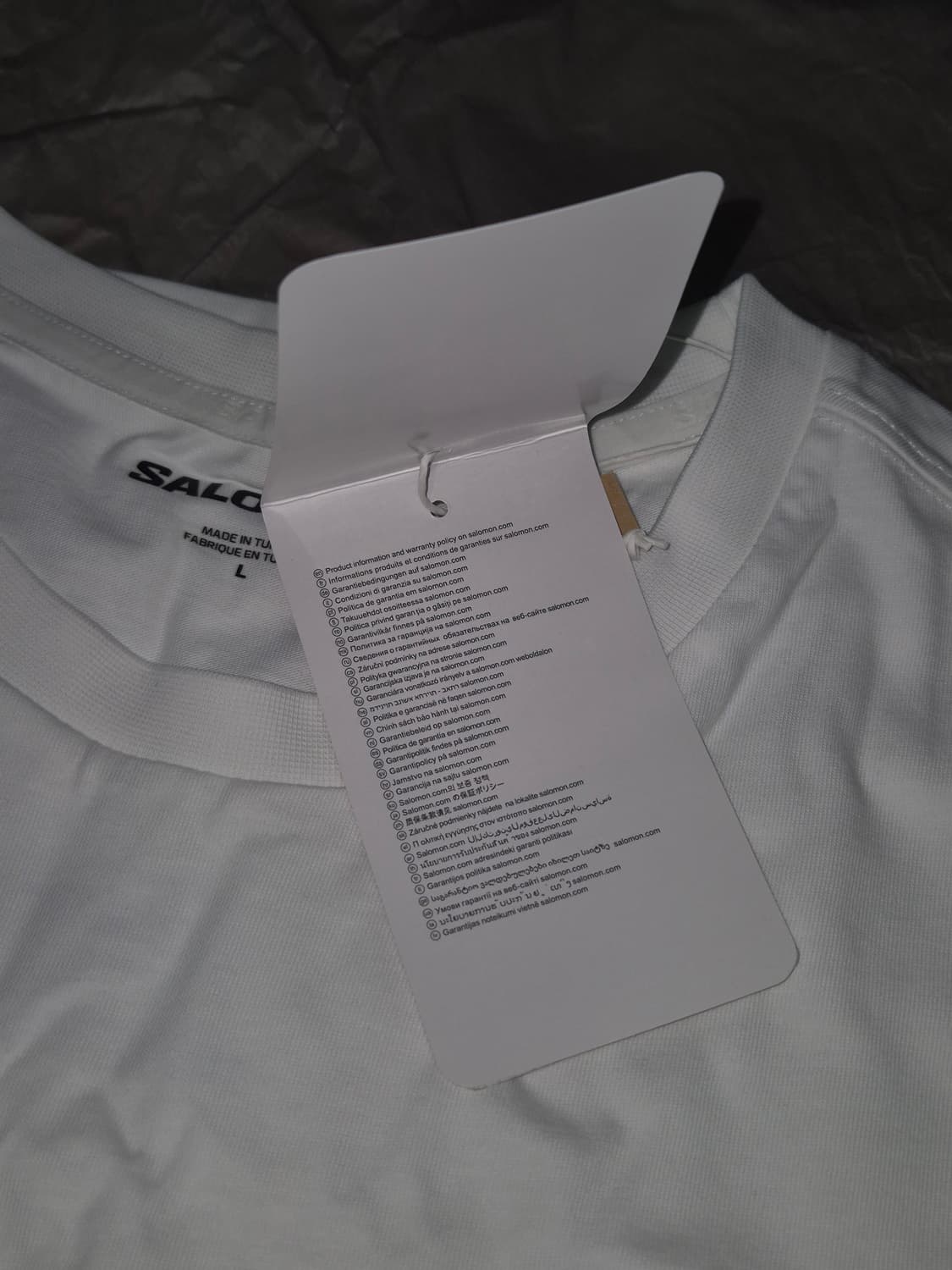 살로몬 반팔티 파리 에펠탑 에디션 L 화이트/블루 상품이미지7