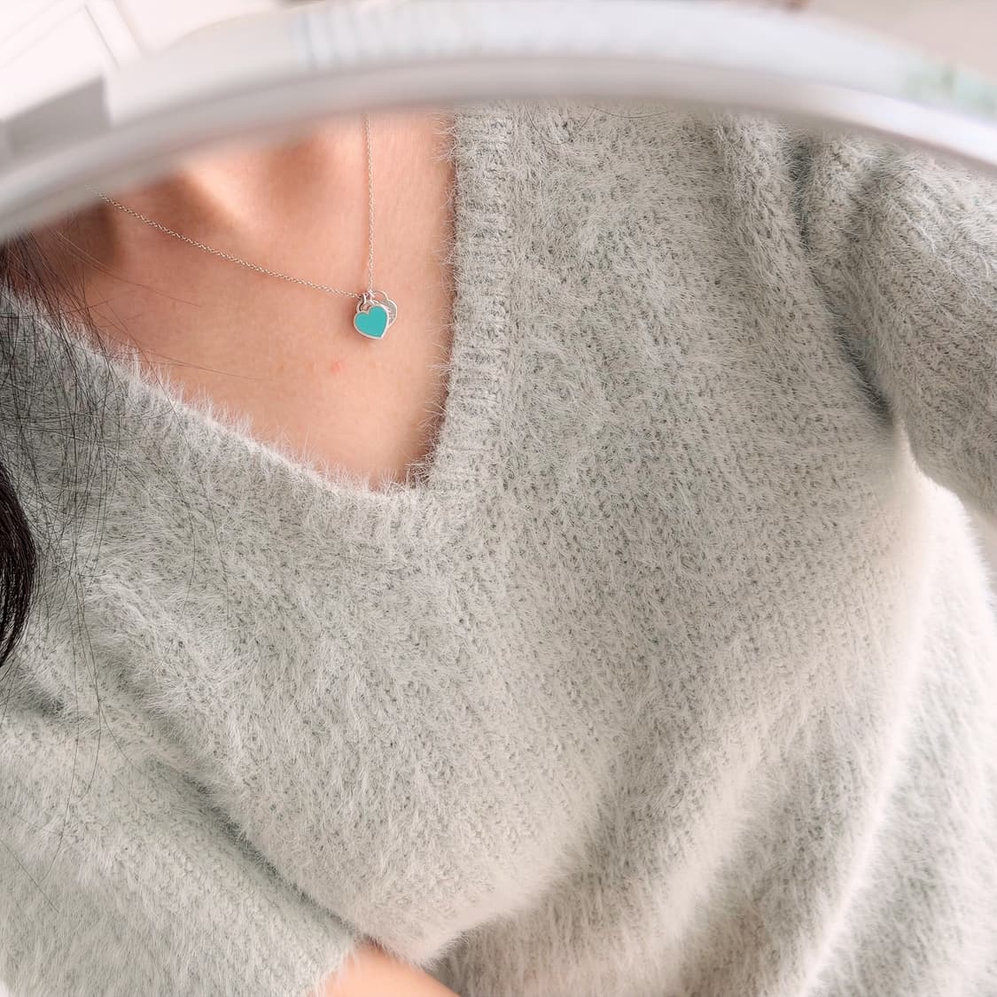 티파니 앤코 더블하트 목걸이  상품이미지8