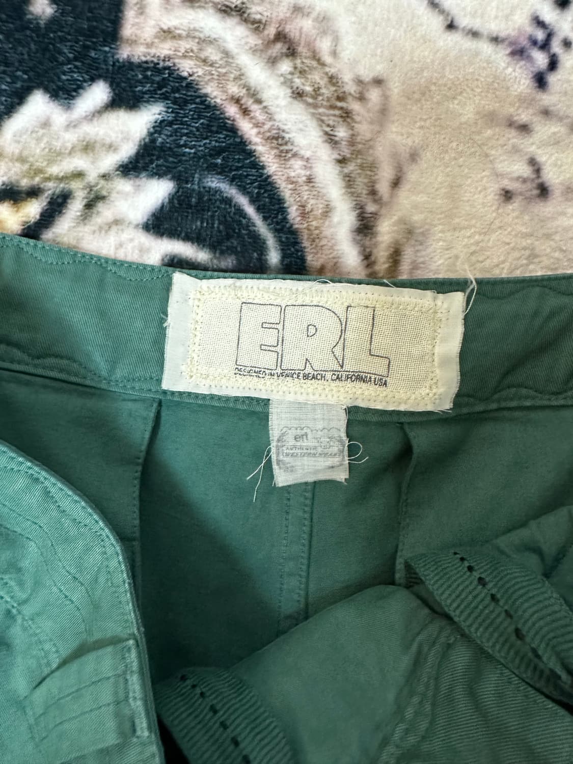 ERL 카고 팬츠 그린 상품이미지4