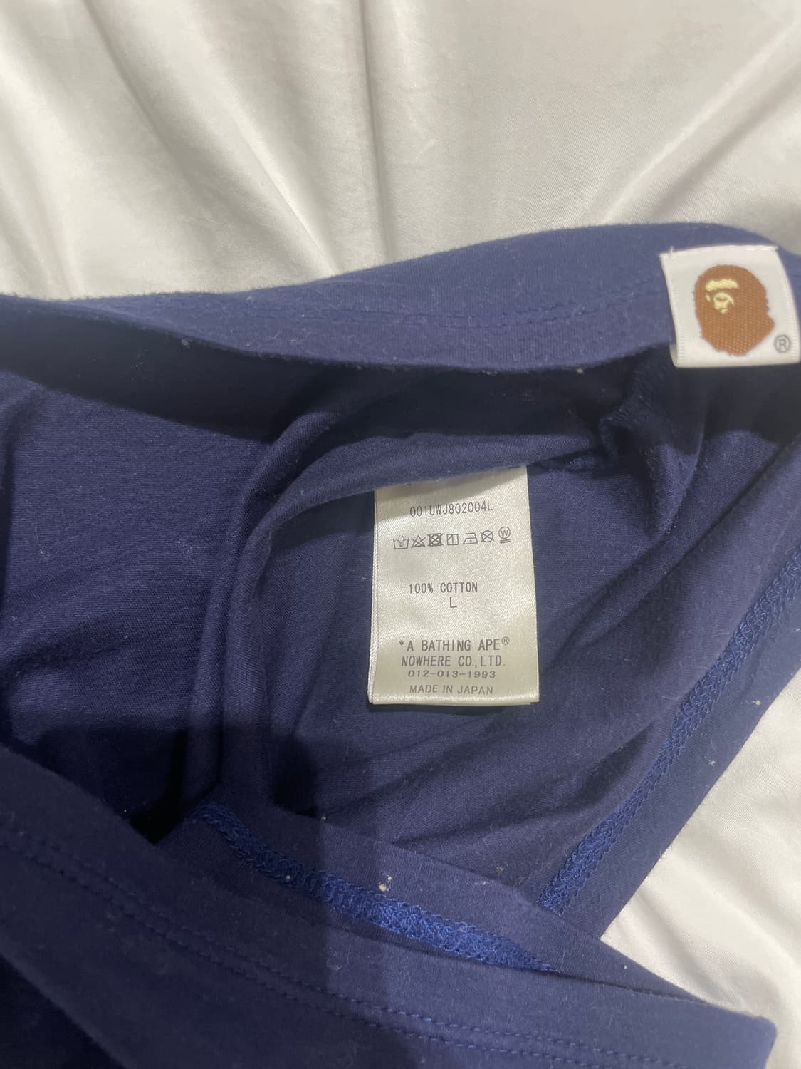 지젤 착용 베이프 크리스탈 나시 탱크탑 상품이미지5