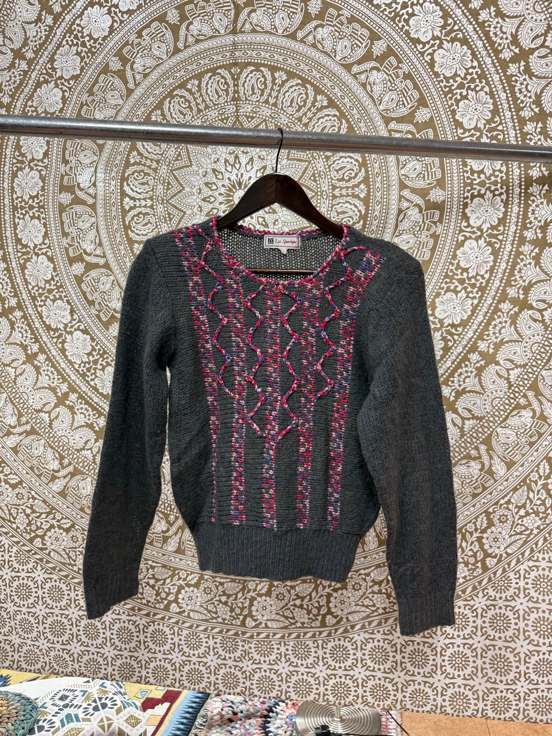 LES SPORTIQUE 제페니즈 빈티지 여성 디테일 니트  상품이미지2