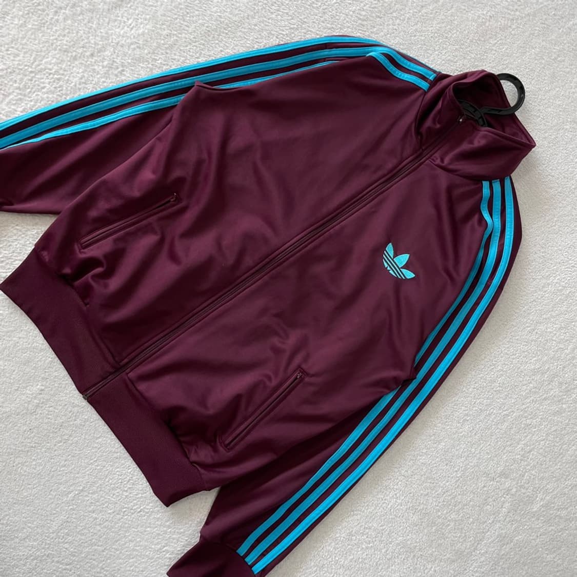 105 아디다스 파이어버드 마룬 버건디민트 져지 상품이미지3