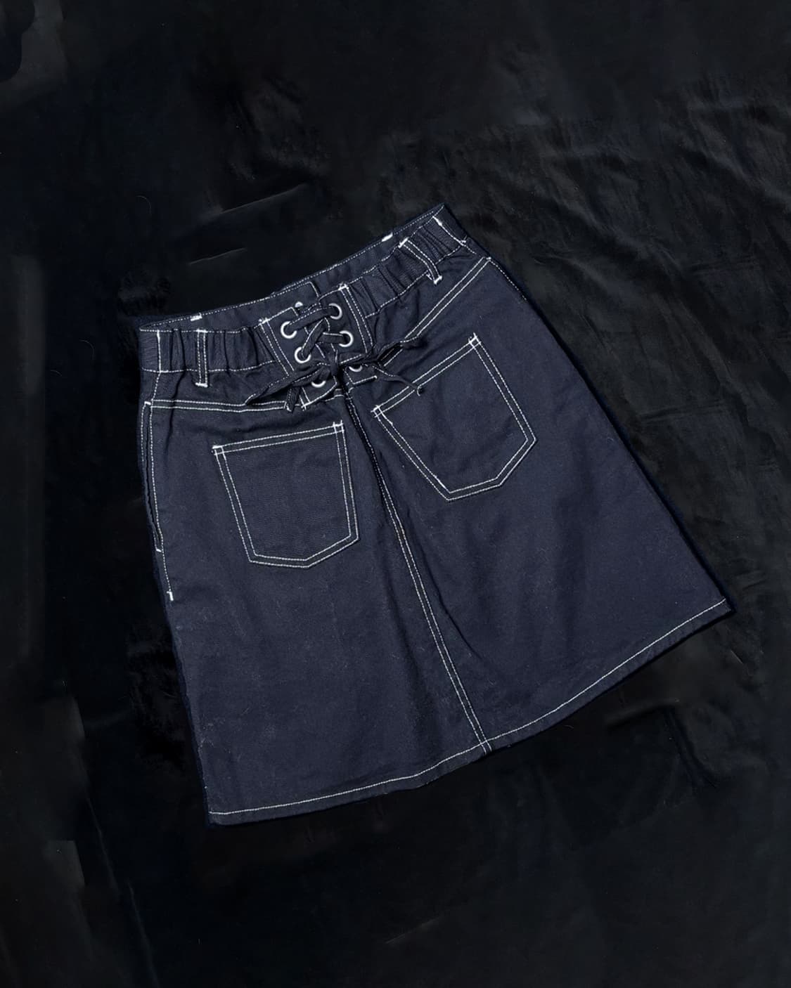 일본빈티지 스티치 스커트 상품이미지4