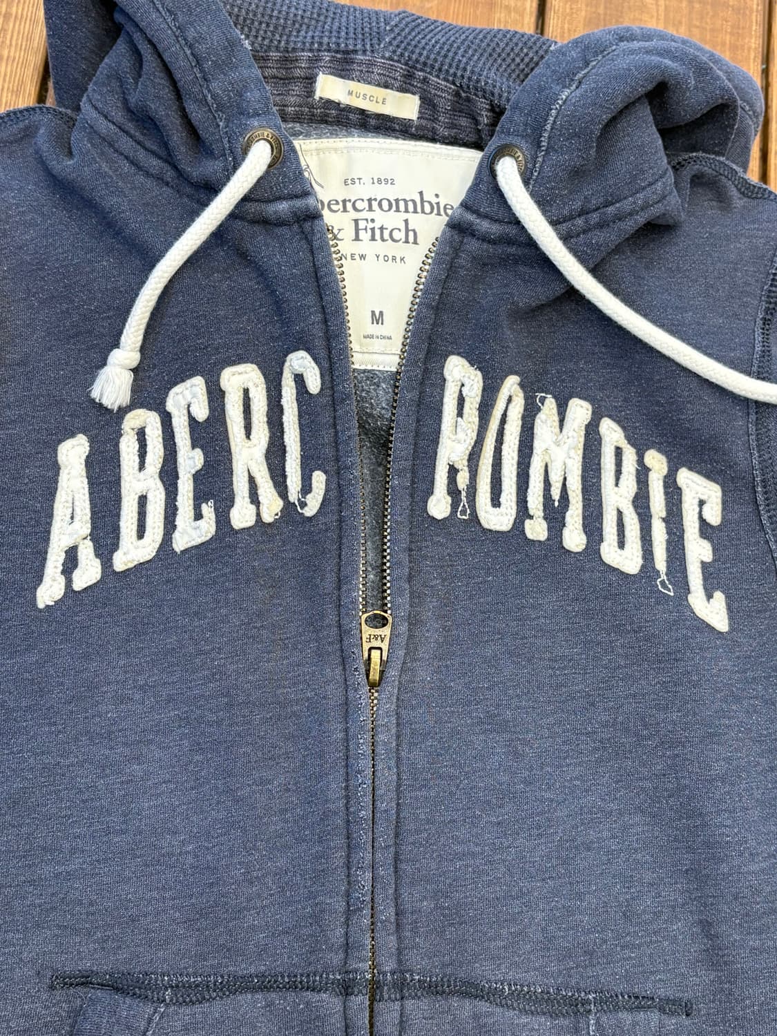 아베크롬비 블루 후드집업 상품이미지5