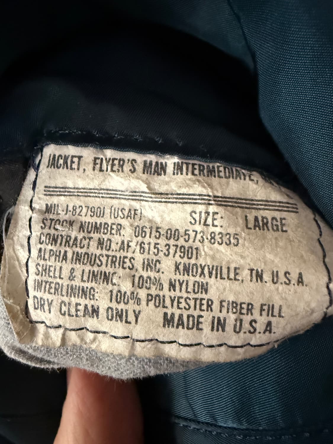 ALPHA MA-1 / 🇺🇸Made in USA L 상품이미지5