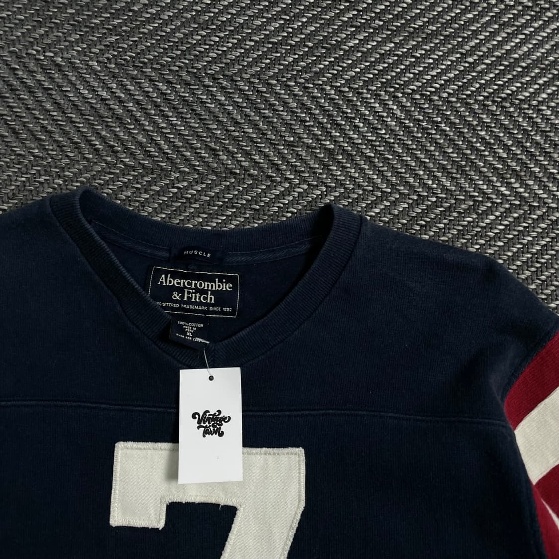 아베크롬비 앤 피치 넘버로고 럭비 긴팔 티셔츠 o 4305 상품이미지4
