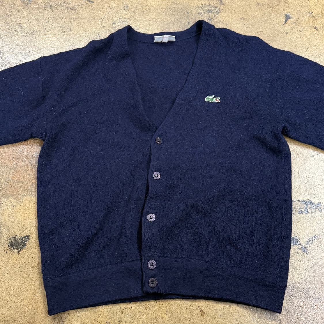 [정품/105] 라코스테 네이비 가디건 b14 상품이미지3