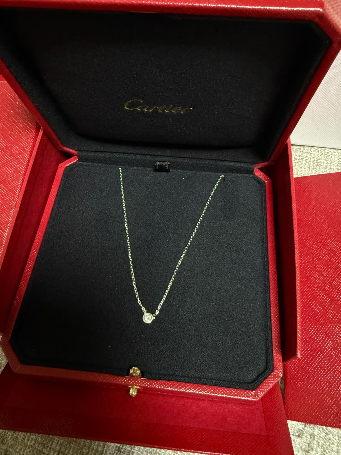 까르띠에 다무르 다이아몬드 목걸이 화이트 골드 스몰 상품이미지1