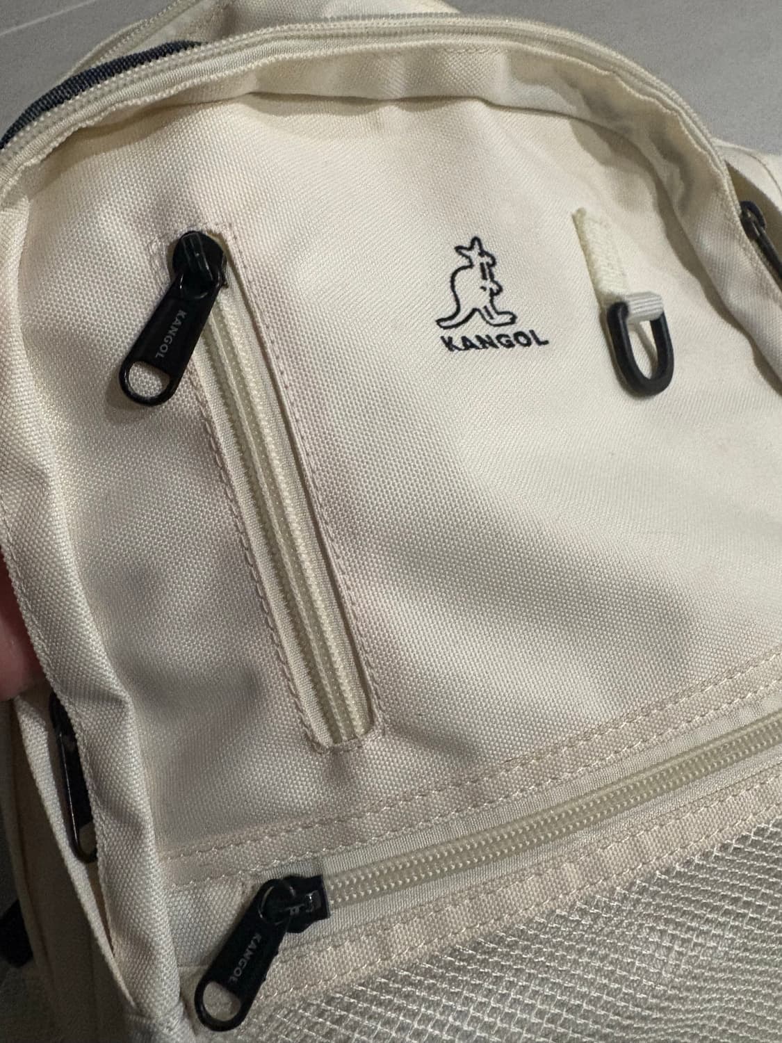캉골 재팬 아이보리 백팩 상품이미지2