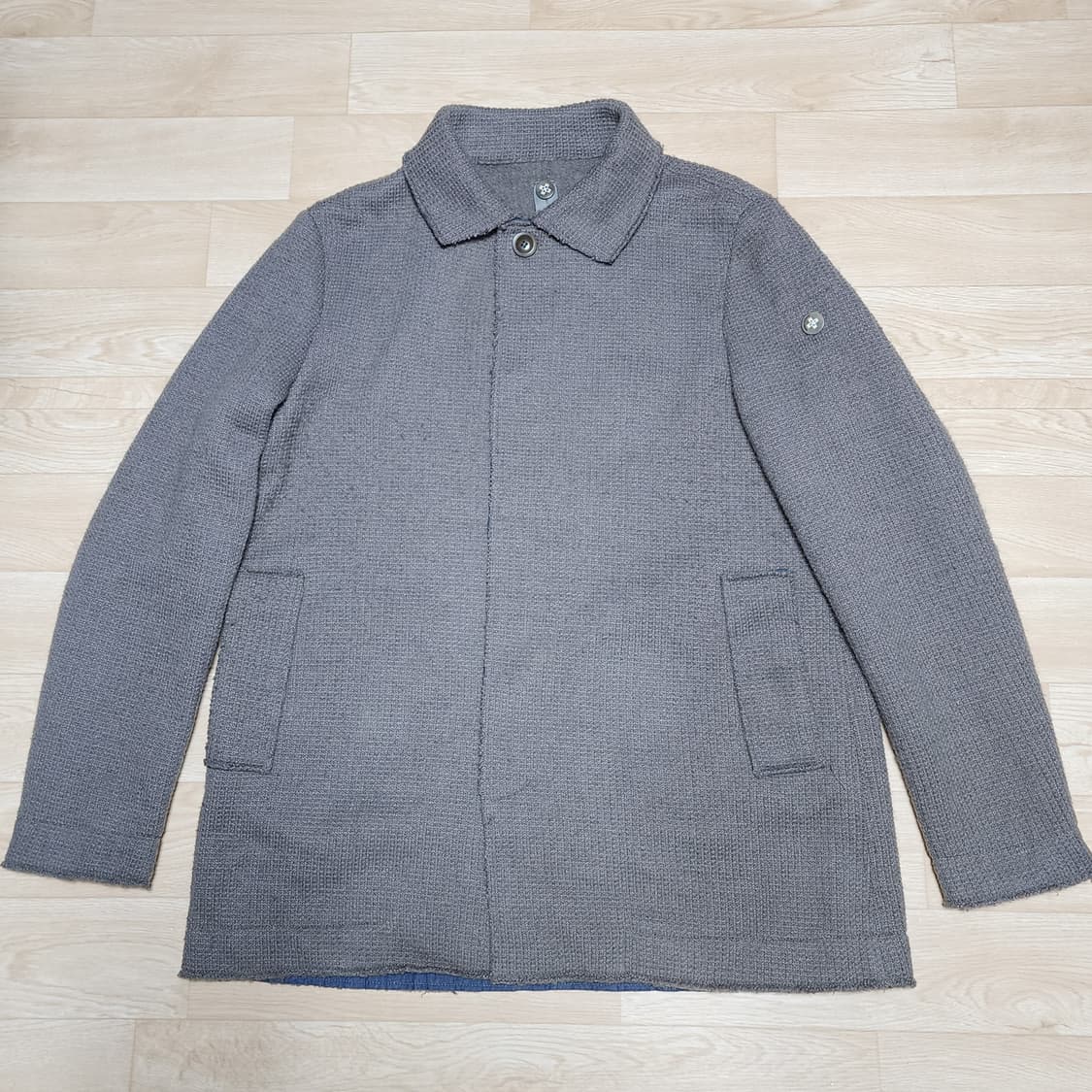 [50] 스위스 크리스 / 니트 코트 베이지 상품이미지1