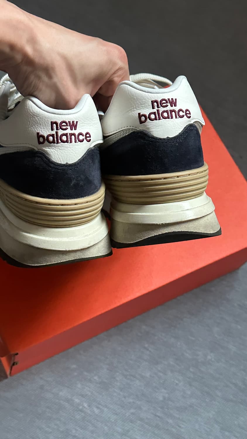 뉴발란스 574 레거시 네이비 280 판매 상품이미지2